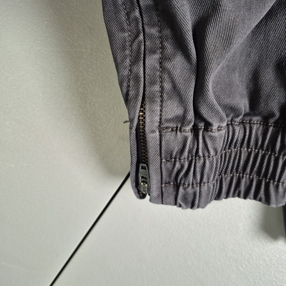 Spanx Pants Womens Large Dark Gray Cargo Jogger Utility Twill Pull On‎ Shaping - Picture 6 of 13